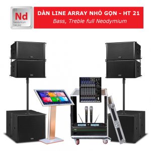 Dàn loa line array nhỏ gọn HT21