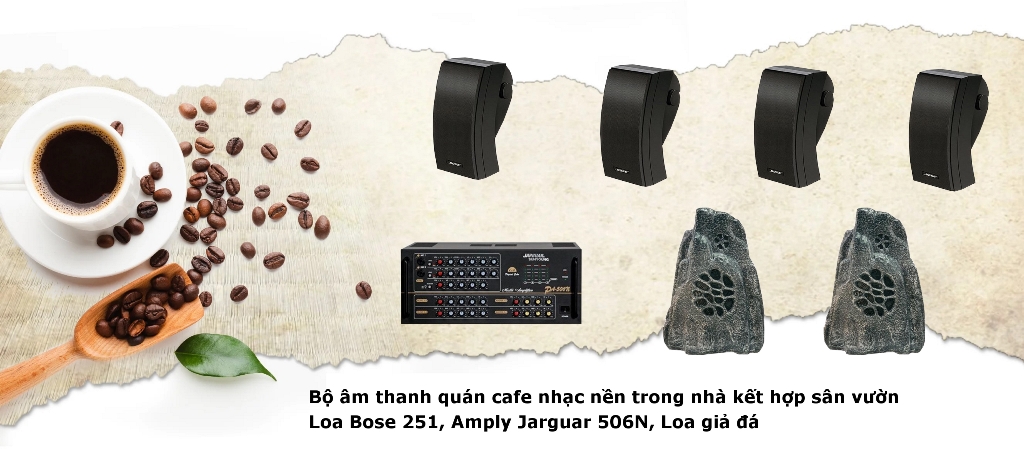 dàn âm thanh quán cafe